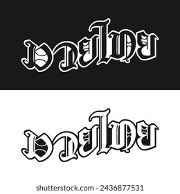 Muay Thai design in Thai text