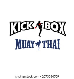 Muay Thai Fighter Kickboxing Design Boxing