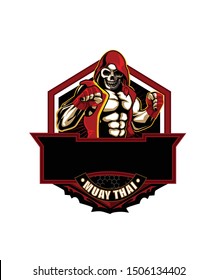 Muay Thai Logo In Vector