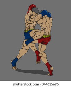 Muay Thai. Martial art