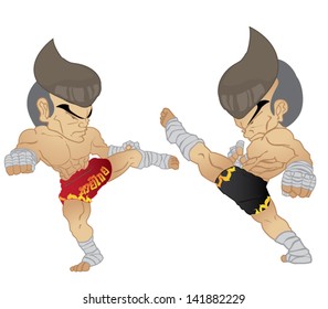 Muay Thai : Roundhouse Kick VS High Kick