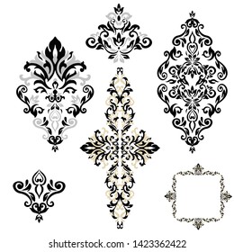 Mubarak islamic design .patterns for greeting cards.