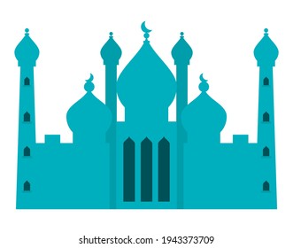 mubarak mahal silhouette icon