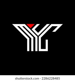 MUC letter logo creative design with vector graphic, MUC simple and modern logo.