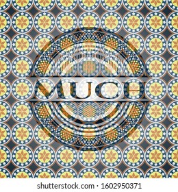 Much arabic emblem. Arabesque decoration.