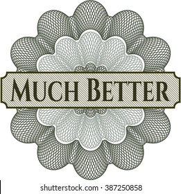 Much Better abstract linear rosette