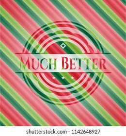Much Better christmas emblem.