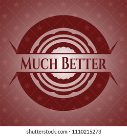  Much Better vintage red emblem