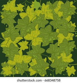 Much green foliages