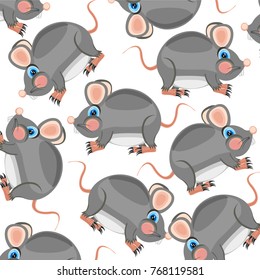 Much mouses on white background is insulated