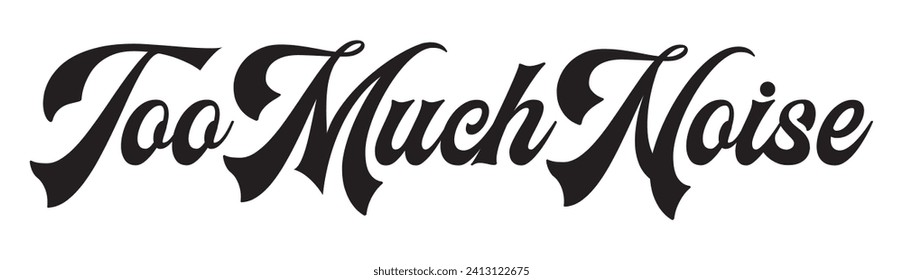 too much noise text on white background.