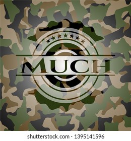 Much on camo texture. Vector Illustration. Detailed.