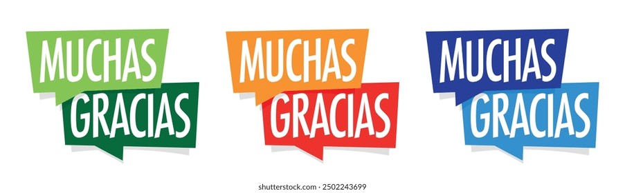 Muchas gracias, thank you so much, in spanish