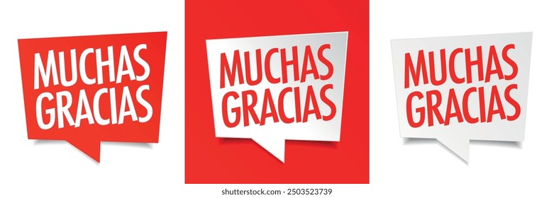 Muchas gracias, muchas gracias, en español