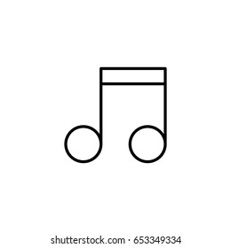 Mucis line icon. Icon for web and mobile interface