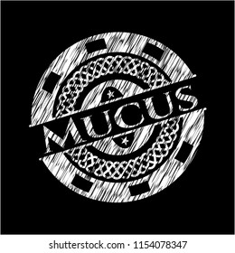 Mucus chalk emblem