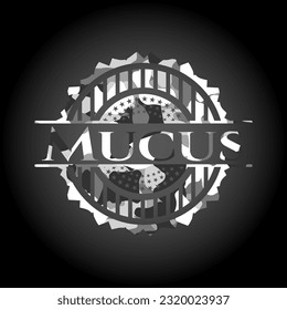Mucus on grey camo texture 
