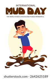 The Mud day is a day for children to connect directly with the mother earth