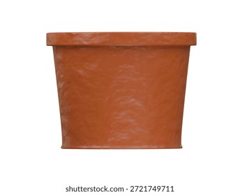 schlammtopf Symbol 3D-Illustration rendern
