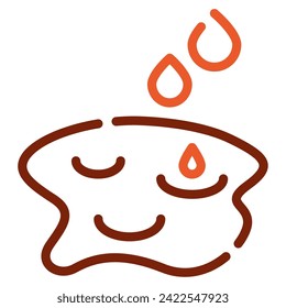 Mud Puddle Icon Spring, for uiux, web, app, infographic, etc