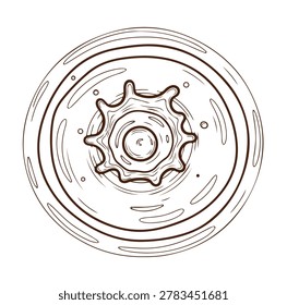 Mud Puddle Vector Illustration, Realistic Splat and Splash Clipart, Dirt Water Droplets Silhouette, Isolated Muddy Texture Design Element for Kids Activities, Outdoor Play and Construction Background
