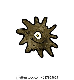 mud splat cartoon character