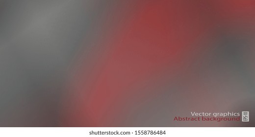 Muddy background of gray-red color. Business or technology abstract background. Vector illustration. Smart design for your business advert. EPS-10. Gradient overflow