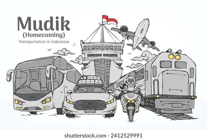 Mudik (Homecoming) Transportation in Indonesia