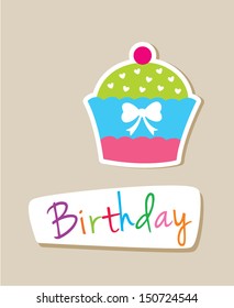 muffin birthday card