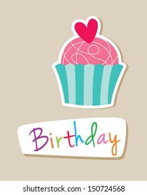 muffin birthday card