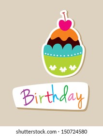 muffin birthday card