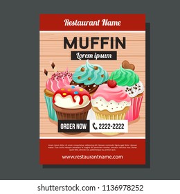 muffin brochure template