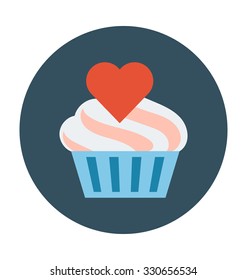
Muffin Colored Vector Illustration
