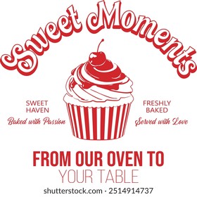 muffin cupcake bakery cerry food sweet moments