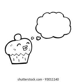 muffin cupcake cartoon character
