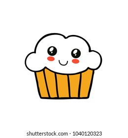 muffin doodle icon