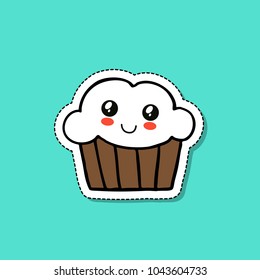 muffin doodle icon