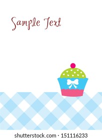 muffin greeting card