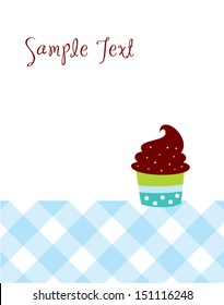 muffin greeting card
