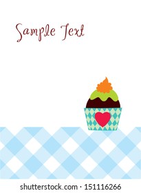muffin greeting card
