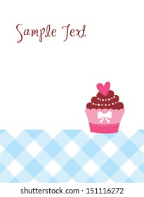 muffin greeting card