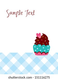 muffin greeting card