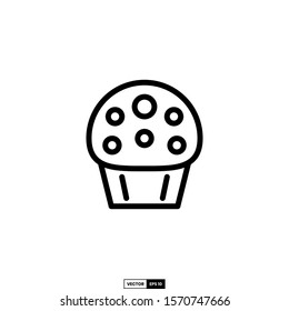 Muffin icon, design inspiration vector template for interface and any purpose