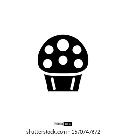 Muffin icon, design inspiration vector template for interface and any purpose