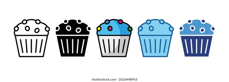 Elemento Ícone Muffin para design