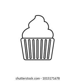 muffin icon illustration isolated vector sign symbol