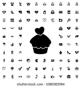muffin icon illustration isolated vector sign symbol