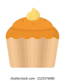 icono de muffin en fondo blanco