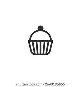 Muffin icon. Sweet cupcake. Muffin dessert. Sweet baking. Bakery products. Holiday icon. Cupcake dessert. Cake. Holiday icon. Pastry shop. Easter cake. Kawaii sticker. Pie icon. Easter holiday. Food