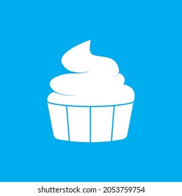 Muffin icon vector illustration design template